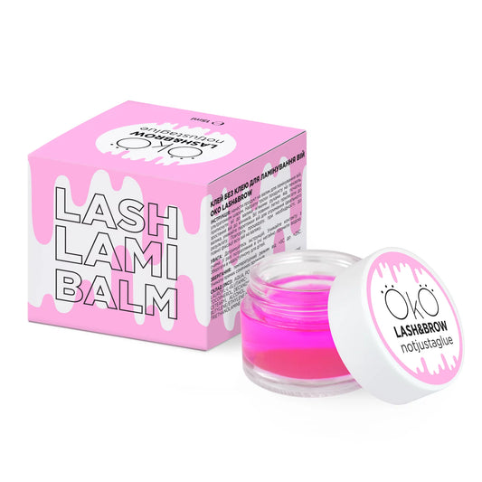 OkO Lash&Brow notjustglue, Glue without Glue Lash Lami Balm, 15 ml