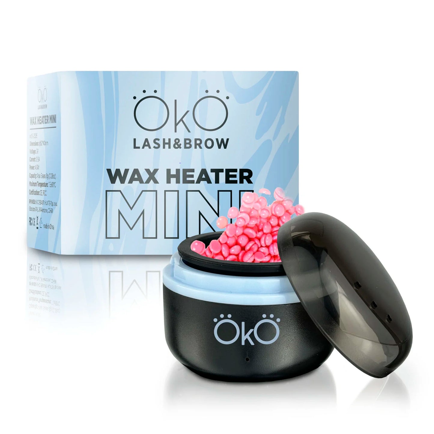 OkO Mini Wax Heater Black