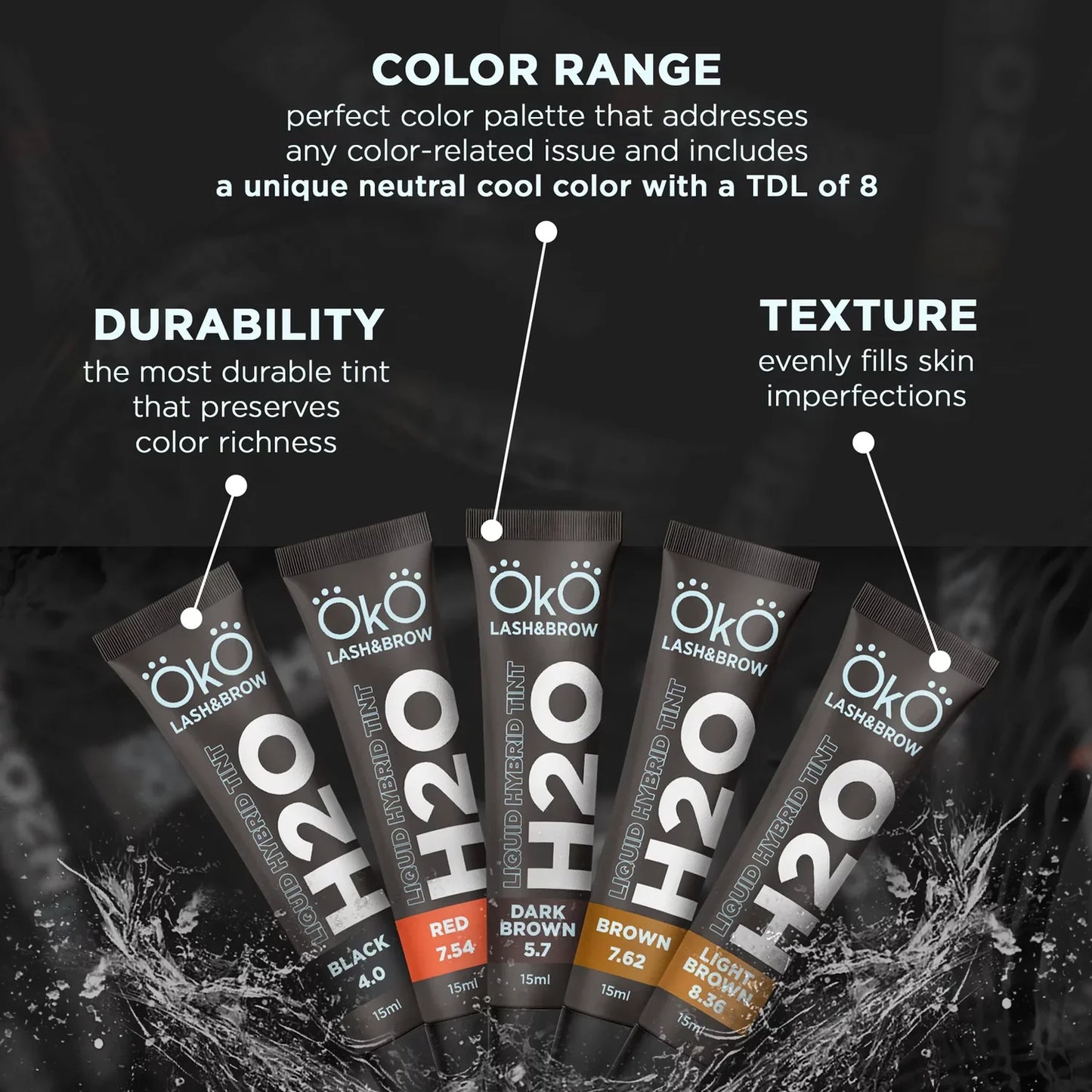 OkO  H20 Liquid Hybrid Tint, 15ml