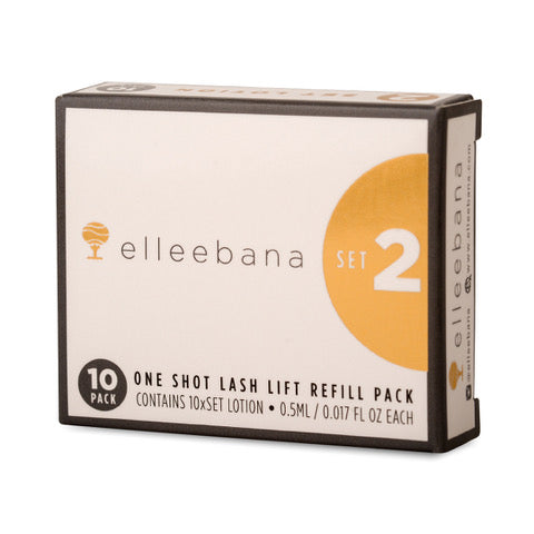 Elleebana Lash Lift SET Step 2 ONLY, One Shot Lash Lift Refill Pack (10 pack)