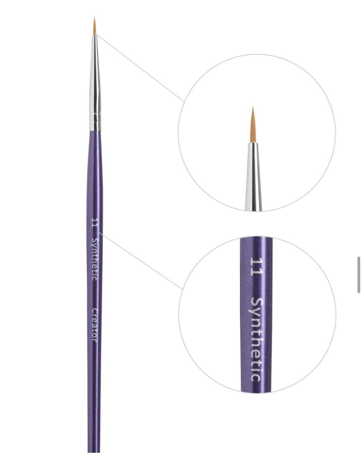 Creator Synthetic Brow Brushes