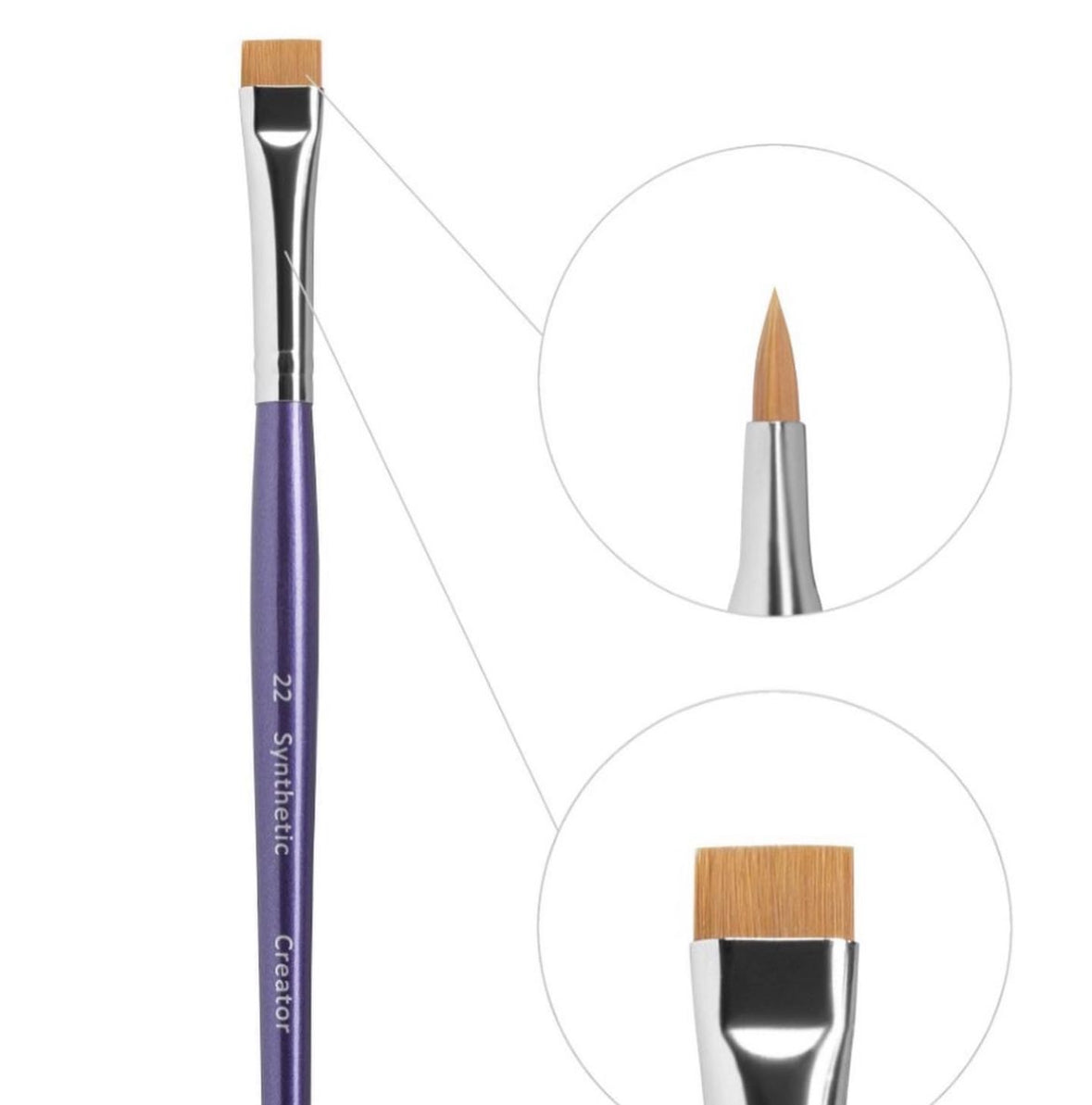 Creator Synthetic Brow Brushes