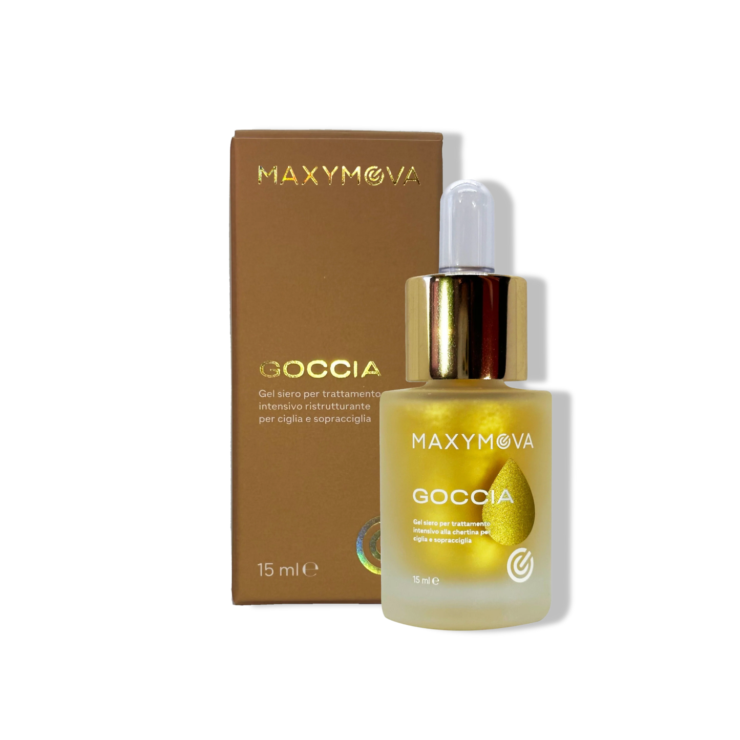 MAXYMOVA  Goccia  Gold Lash & Brow Treatment Serum, 15ml