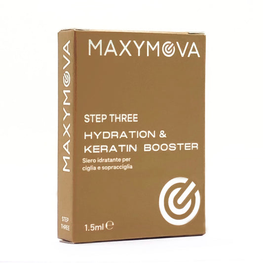 MAXYMOVA Lash and Brow Lamination, STEP THREE HYDRATION AND KERATIN BOOSTER  (Sachet, 5 x 1.5ml)